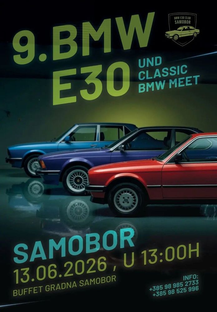 9. Srečanje vozil BMW E30
